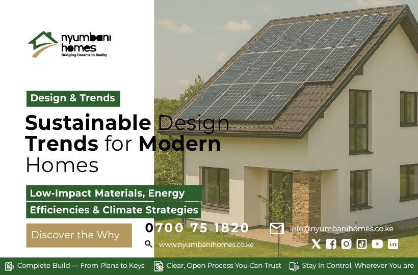 Sustainable Design Trends for Modern Homes